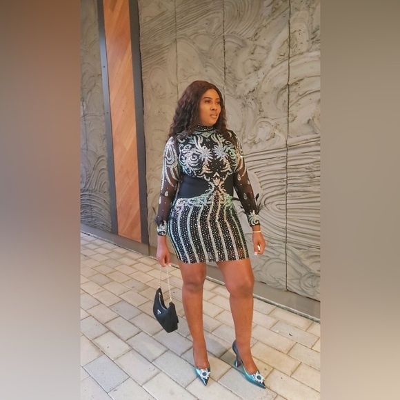 ROYALTY SEQUIN PARTY DRESS - Picture 4 of 6